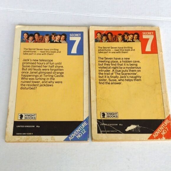 Two Vintage Secret 7 Softcover Books by Enid Blyton 1980/1981‎ - Picture 3 of 12